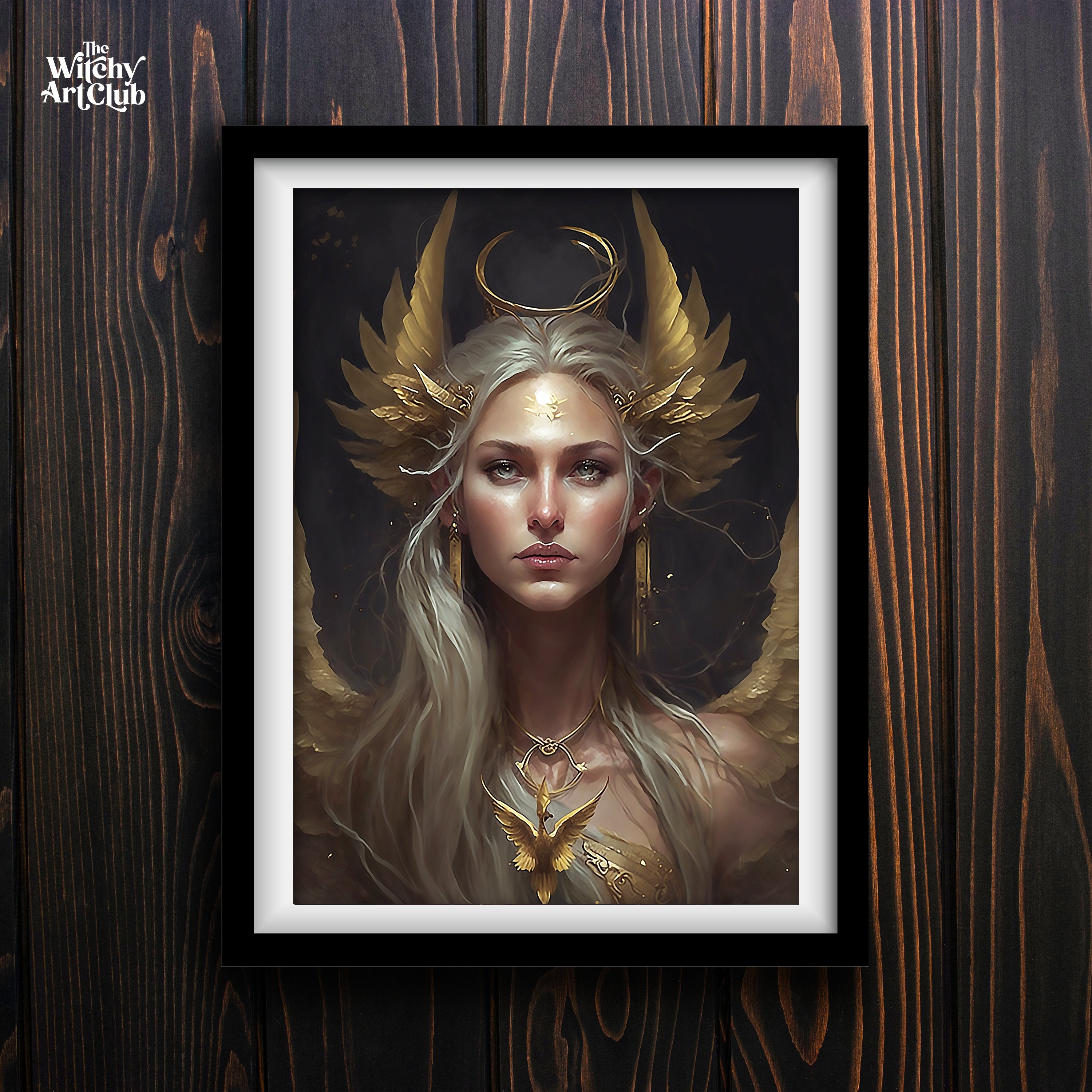 Frigg Norse Goddess | Frigga Painting Art Print | All Mother