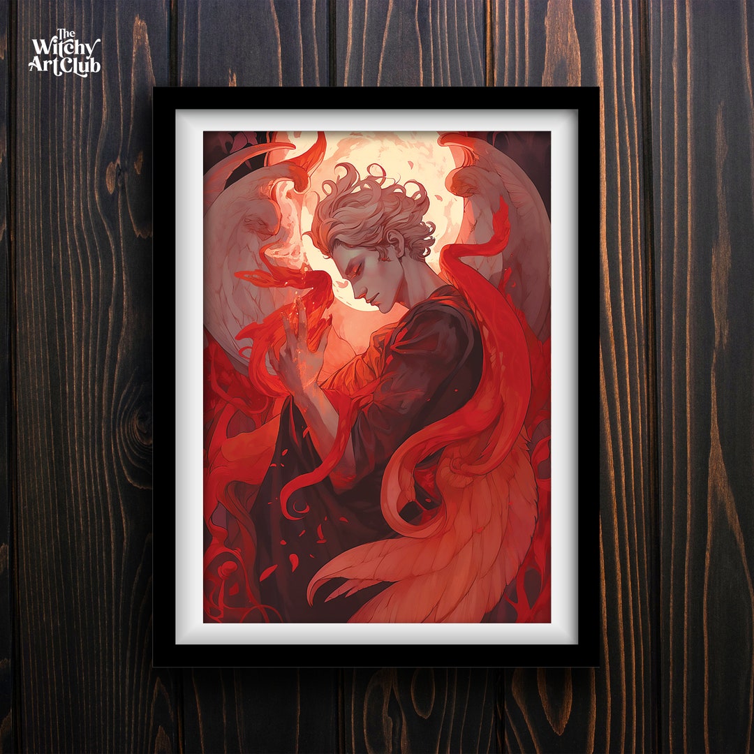 Lucifer, Bringer of Light and Wisdom Original Artwork Inspired by