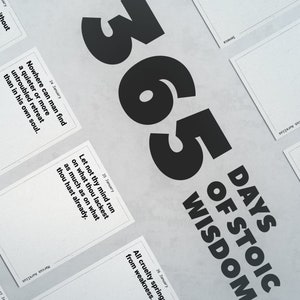 365 Stoic Cards | Daily Stoic Meditations | Stoicism Digital Gift | Daily Philosophy Quotes by Stoic Great Minds | Memento Mori