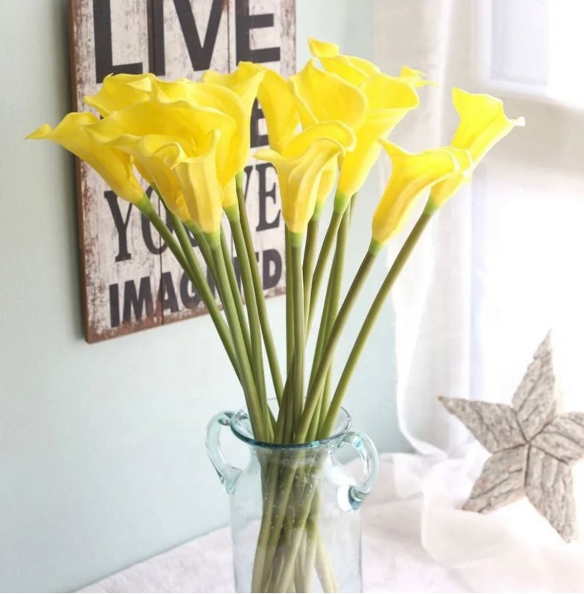 One Stem Silk Calla Lily Real Touch Etsy