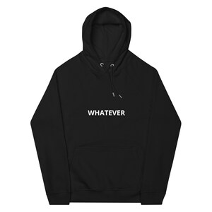 WHATEVER Unisex eco raglan hoodie