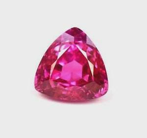 7カラット 天然ピンクサファイア トリリオンカット | スリランカ産