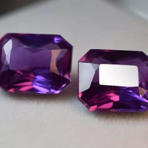 GECERTIFICEERD paarse tanzaniet 16 kt natuurlijke losse edelsteen oorsprong Tanzania, losse fancy tanzaniet voor ring Smaragd geslepen blauwe tanzaniet