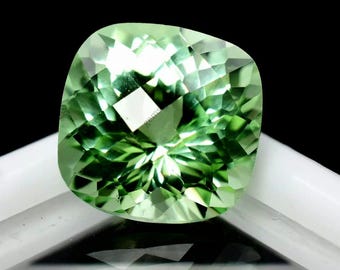 6 Ct Natural Bluish sapphire AAA + Green Montana Sapphire Princess Cut Cushion Cut Certified loose Gemstone for rings And necklaces
