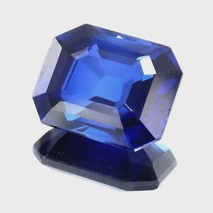 GECERTIFICEERD blauwe tanzaniet 8 kt natuurlijke losse edelsteen oorsprong Tanzania, losse smaragd tanzaniet steen voor ring smaragd geslepen blauwe tanzaniet
