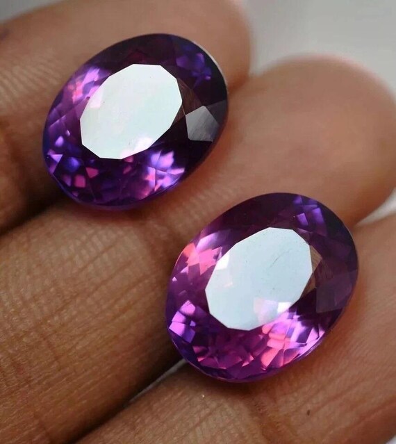 Pierre Précieuse Tanzanite Naturelle – Coupe émeraude, Violette, Non Traitée
