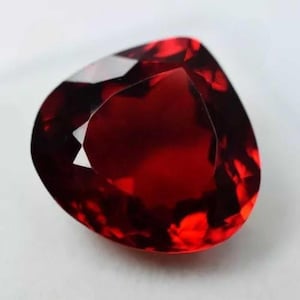 Rubí natural de 8 quilates, brillante, puro, vibrante, rojo sangre de paloma de Birmania, regalo, rubí suelto de Mozambique, piedra preciosa suelta en forma de pera.