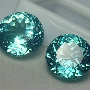 16 Ct Certified Extremely Rare AAA Natural Grandidierite bluish Montana Round Shape Beautiful Cut Loose Grandidierite Gemstone For Jewelry