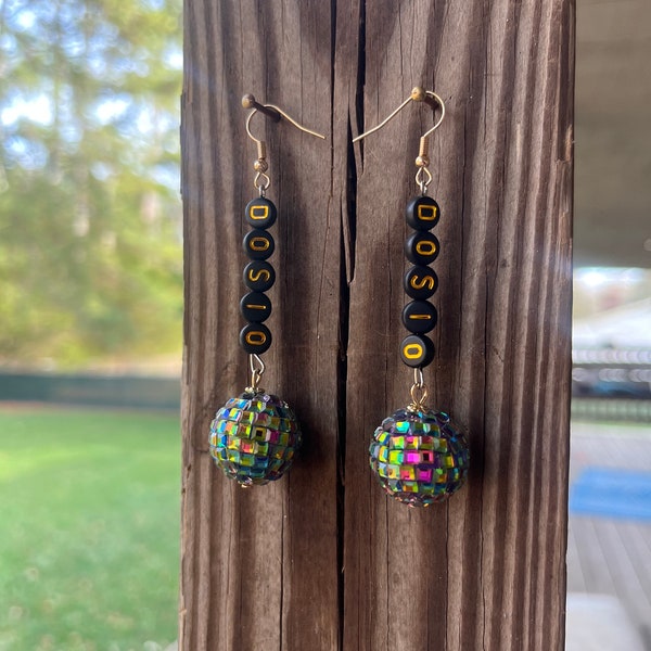 Papadosio Inspired “Dosio” Disco Ball Earrings