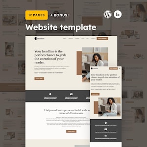 Elementor Pro Website Template Kit for Coaches & Course Creators