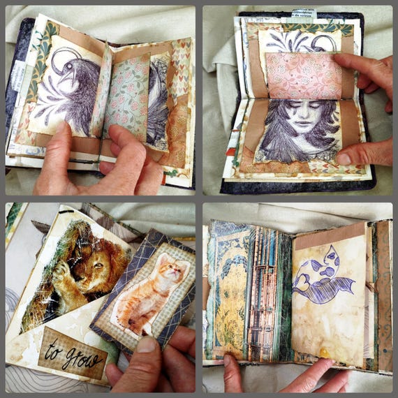 コラージュブック/ジャンクジャーナル/art ジャンクジャーナル/アートジャーナル/コラージュブック ジャンク