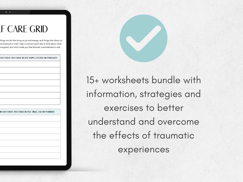PTSD Trauma Therapy Worksheets PTSD Workbook for Adults Ptsd Coping