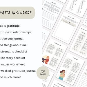 Gratitude Worksheets for Adults and Teens