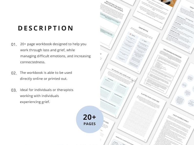 Grief Workbook for Adults