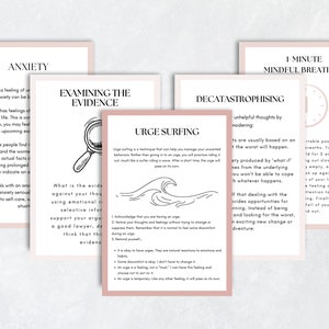 Anxiety Coping Skills Cards