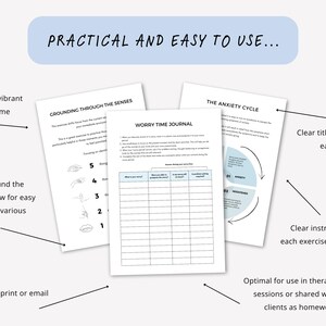 Designated Worry Time.pdf Worry Time Therapy Worksheets: Anxiety & Mindfulness (PDF Counseling ...