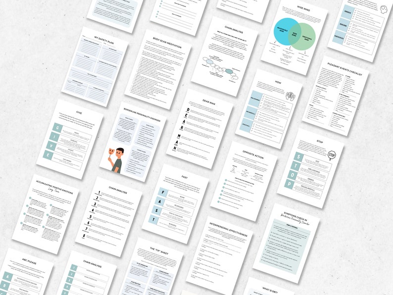 DBT Worksheets Bundle