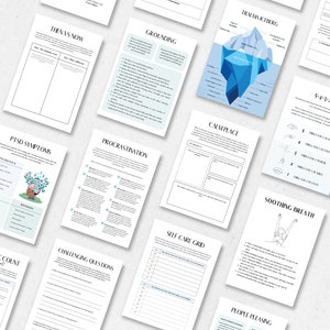 Trauma Coping Skills Workbook Bundle