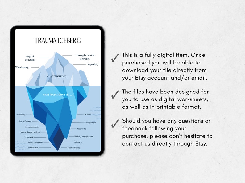 Trauma Coping Skills Workbook Bundle: CBT, PTSD Resources for Teens ...