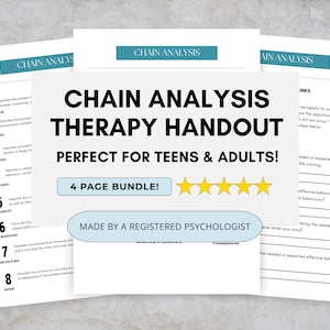 Material de apoyo para la terapia de análisis en cadena de la TCD con estrategias de afrontamiento (descarga digital en PDF)