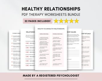 Relationship Worksheets for Couples: Exploring Values, Conflict Resolution and Managing Money