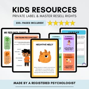 Kids Therapy Digital Product Resell Bundle with Full Private Label Rights