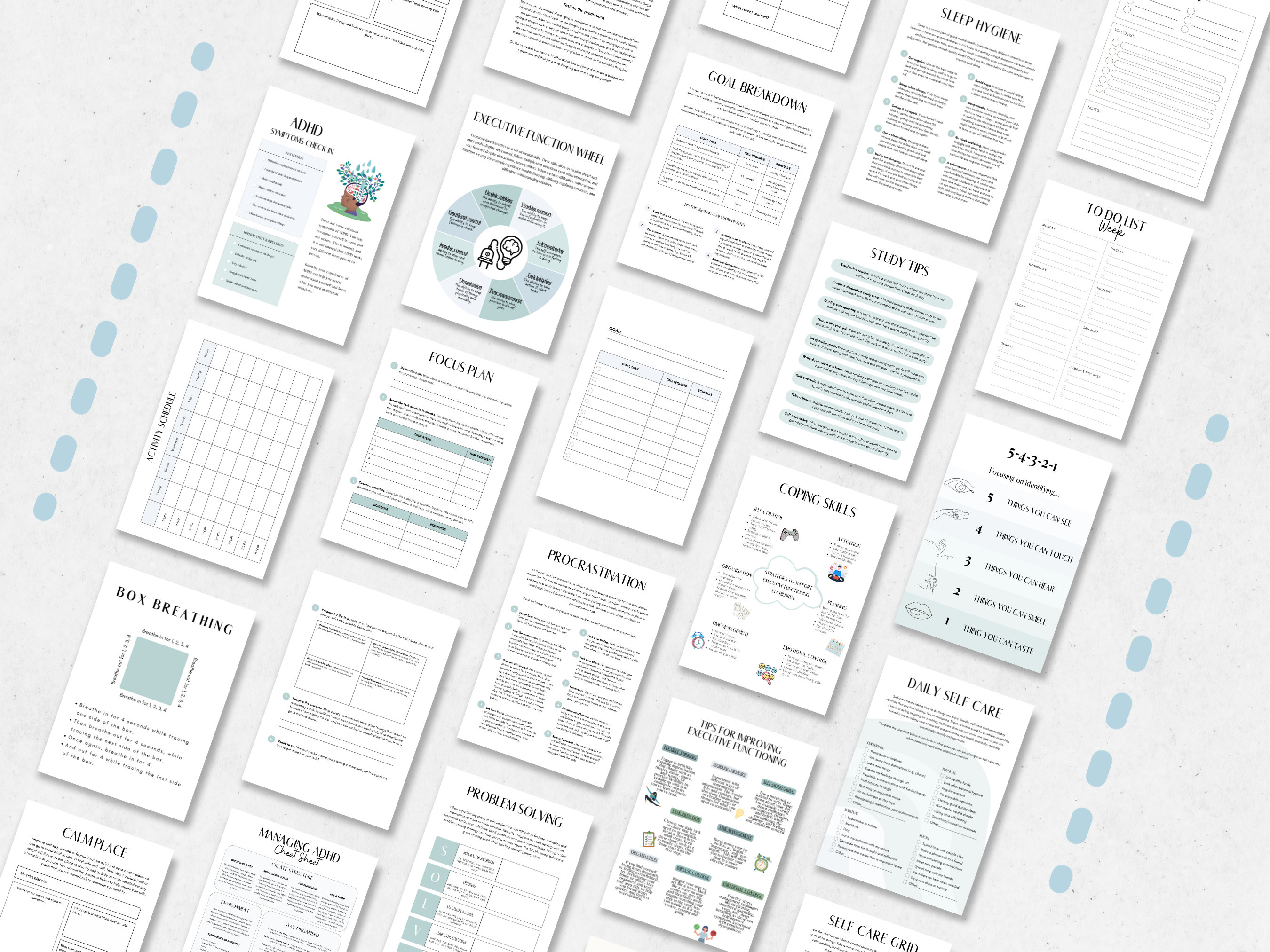 Executive Function Adhd Worksheets Bundle Adhd Workbook For Adults Adhd Executive Function Adhd Worksheets Bundle Adhd Workbook For Adults Adhd