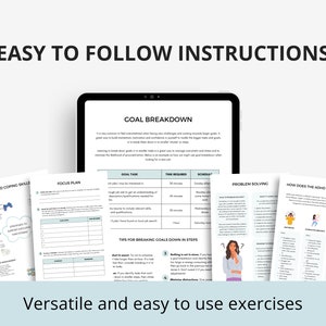 ADHD Late Diagnosis Therapy Worksheets for Adults