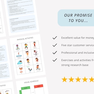 Sensory Diet Therapy Toolbox with Visual Schedules