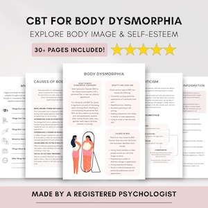 CBT for Body Dysmorphia Worksheets