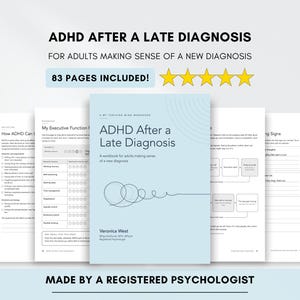 Arbeitsbuch für Erwachsene mit ADHS-Spätdiagnose: Umgang mit exekutiven Funktionen und Emotionsregulation