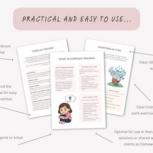 Complex Trauma Worksheets with Trauma Iceberg