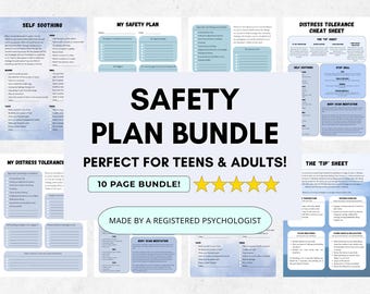 Plantillas de Plan de Seguridad Rellenables: Plantilla de Plan de Crisis (Descarga Digital PDF)
