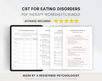 Pacote de exercícios de Terapia Cognitivo-Comportamental para Transtornos Alimentares (Download digital em PDF)