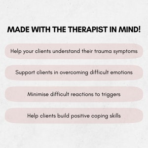 Trauma Worksheets Adult MEGA Bundle