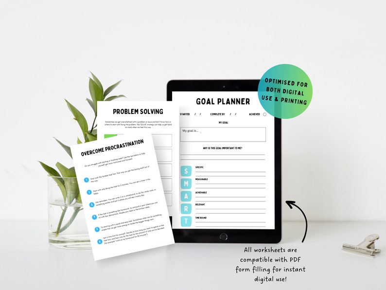 Kids & Teens Goal Setting Worksheets