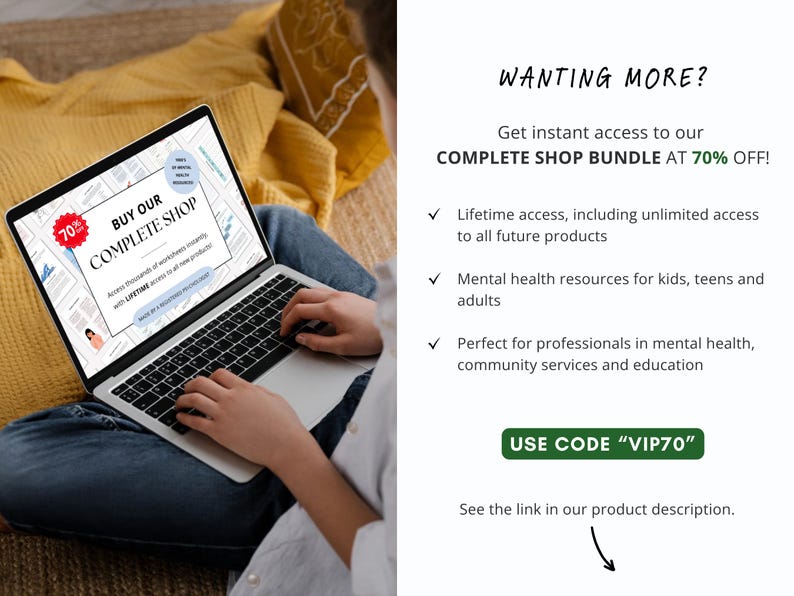 ADHD Late Diagnosis Therapy Worksheets for Adults