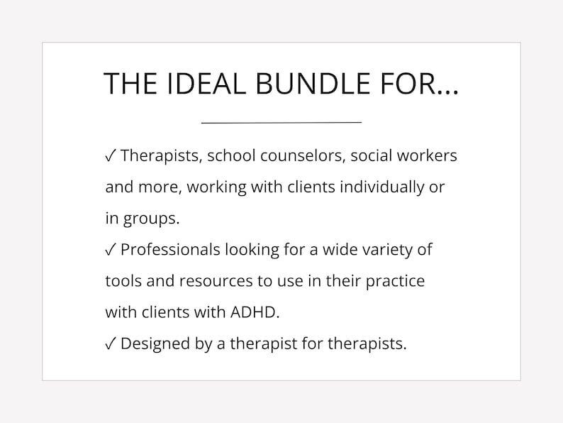 ADHD Worksheets Complete Bundle