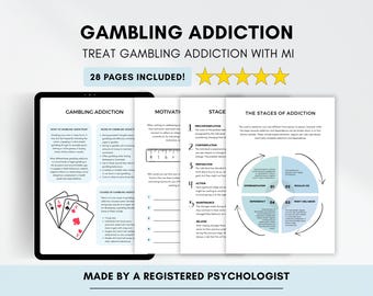 Gambling Addiction Worksheets: Therapist Addiction Recovery Resource
