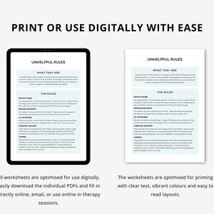 Perfectionism Worksheet Bundle