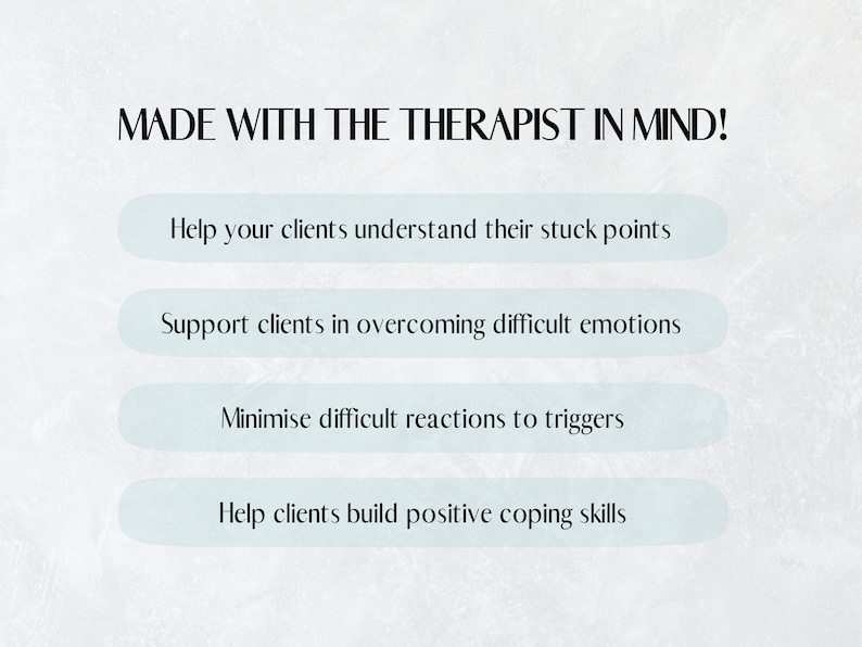 Stuck Points Therapy Worksheets Bundle CPT Therapy CBT Worksheets for