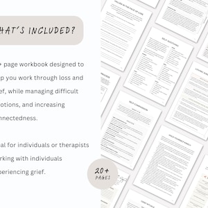 Grief Workbook for Adults Managing Grief and Loss