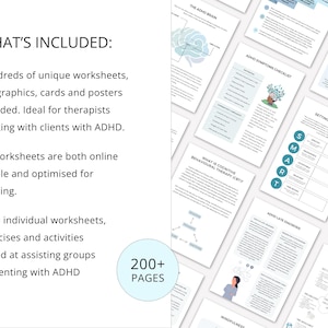 ADHD Worksheets Complete Bundle