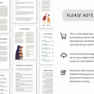 Emotional Abuse Therapy Worksheets for Understanding Cycle of Abuse