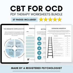 Pacote de exercícios para TOC com terapia cognitivo-comportamental para adultos e adolescentes (download digital em PDF)