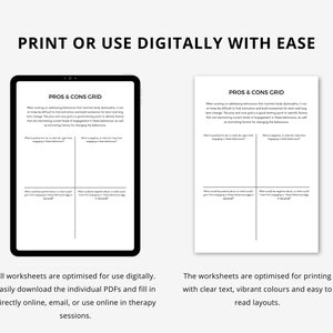 CBT for Body Dysmorphia Worksheets