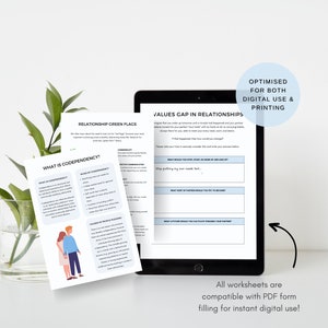 Codependency Worksheets Bundle