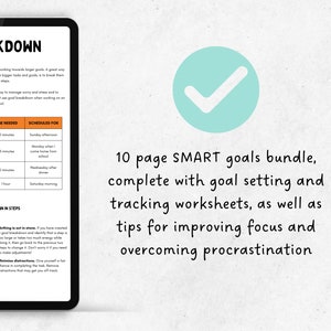Kids & Teens Goal Setting Worksheets