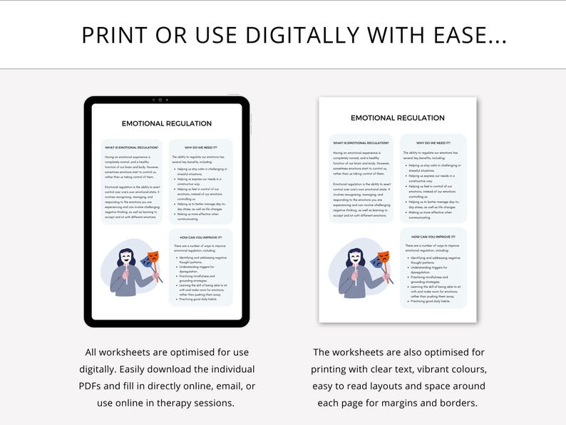 Mental Health Worksheets Whole Shop Bundle