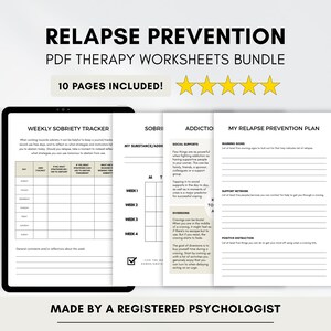 Piano di prevenzione delle ricadute: Fogli di lavoro per il recupero dalla dipendenza (stampabili/compilabili)